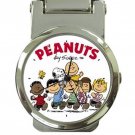 Peanuts & Friends Money Clip Watch