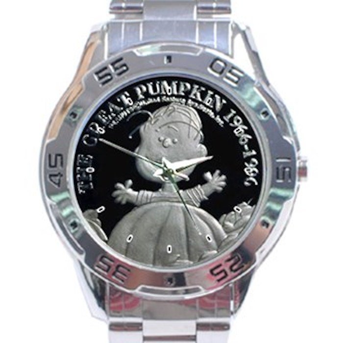 Peanuts Charlie The Great Pumpkin Stainless Steel Analogue Watch