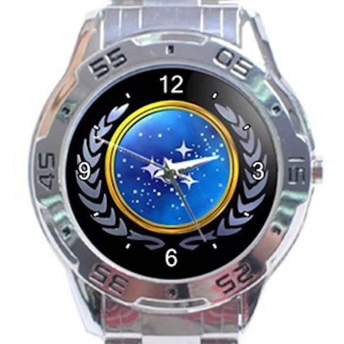 Star Trek Planet Stars Stainless Steel Analogue Watch