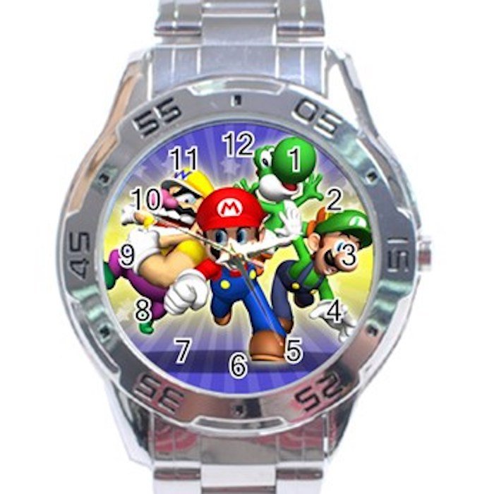 Super Mario Stainless Steel Analogue Watch