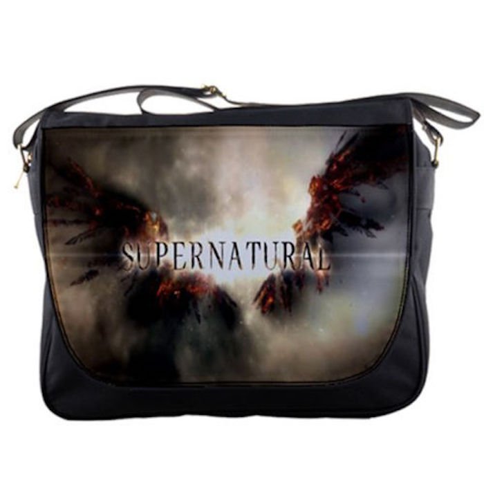 Supernatural Television Series Unisex School Messenger Bag Shoulder Notebook Travel Bags