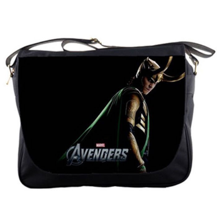 Loki The Avengers Unisex School Messenger Bag Shoulder Notebook Travel Bags