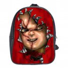 Chucky Child's Play Movies School Leather Backpacks Notebook Bags