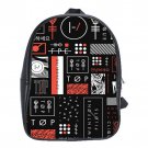 Twenty-One Pilots  School Leather Backpacks Notebook Bags