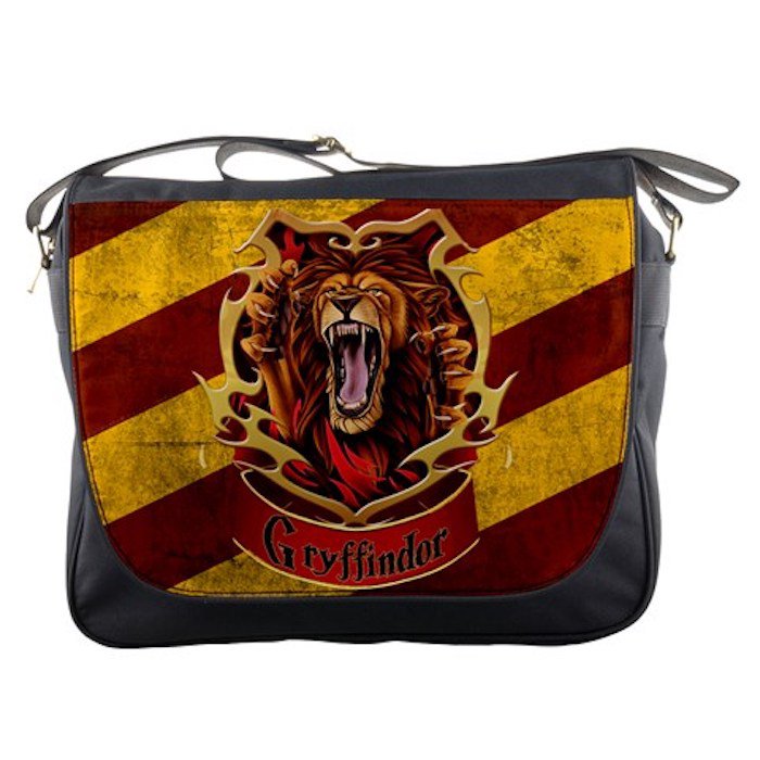 Harry Potter Gryffindor Crest Unisex School Messenger Bag Shoulder Notebook Travel Bags