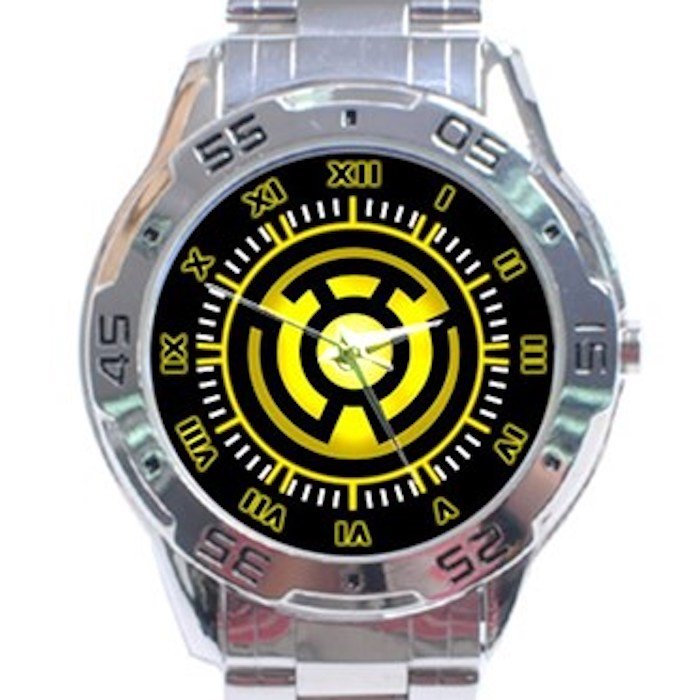 Yellow Sinestro Stainless Steel Analogue Watch