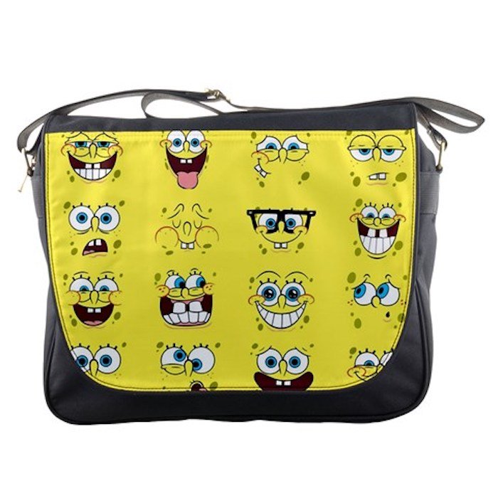 SpongeBob SquarePants Unisex School Messenger Bag Shoulder Notebook Travel Bags
