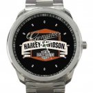 HD Harley Davidson Logo Unisex Stainless Steel Sport Metal Watch