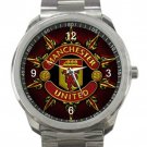 Manchester United Football Unisex Stainless Steel Sport Metal Watch