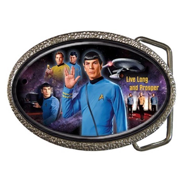 Star Trek Spock High Quality Metal Chrome Belt Buckle