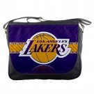 Los Angeles Lakers Basketball Team Unisex School Messenger Bag Shoulder Notebook Travel Bags