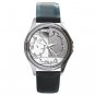 100th Anniversary of the Birth of Hergé With Tintin Unisex Round Silver Metal Watch