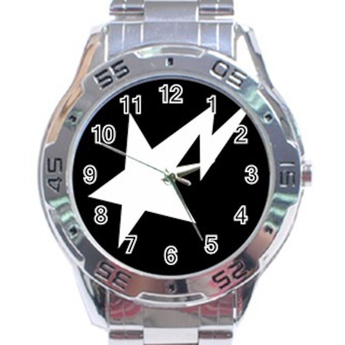 Bapesta Logo Stainless Steel Analogue Watch
