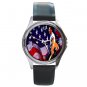 Bruce Springsteen Born In The USA Unisex Round Silver Metal Watch