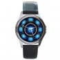 Iron Man Arc Reactor Unisex Round Silver Metal Watch