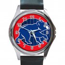 Chicago Bears Unisex Round Silver Metal Watch