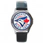 Toronto Blue Jays Baseball Team Unisex Round Silver Metal Watch