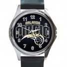 Orlando Magic Basketball Team Unisex Round Silver Metal Watch
