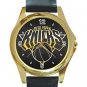New York Knicks Basketball Logo Unisex Round Gold Metal Watch