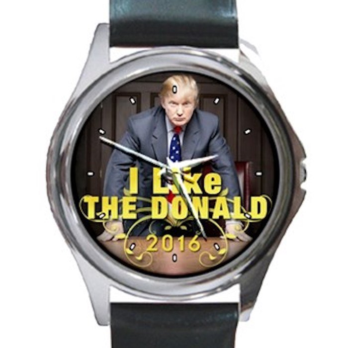 I Like The Donald 2016 Unisex Round Silver Metal Watch