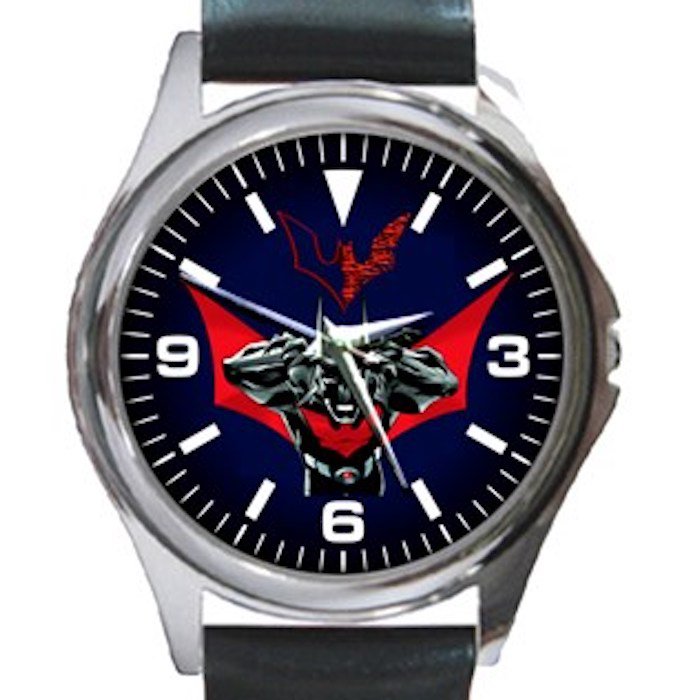 Unique Batman Gotham Unisex Round Silver Metal Watch