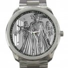 Darth Vader Silver Portrait Unisex Sport Metal Watch