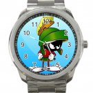 Marvin The Martian Alien Cartoon Unisex Sport Metal Watch