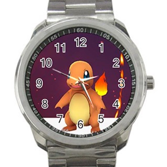 Pokemon Go Charmander Unisex Sport Metal Watch
