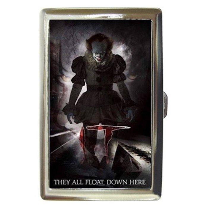 IT Pennywise High Quality Silver Chrome Cigarette Money/ Credit Card Case