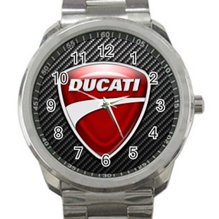 Ducati Motor Logo Unisex Sport Metal Watch