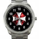 Resident Evil Umbrella Corps Logo Unisex Sport Metal Watch