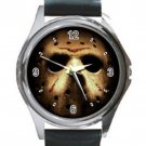 Friday the 13th Unisex Round Silver Metal Watch