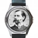 Wyatt Earp Tombstone Old West Unisex Round Silver Metal Watch