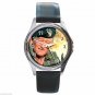 JOHN WAYNE THE GREEN BERETS Unisex Round Silver Metal Watch