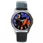 VINTAGE 1980'S DAVID BOWIE Unisex Round Silver Metal Watch