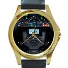 Honda 2012 Speedometer GL1800 Goldwing Unisex Round Gold Metal Watch