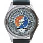Grateful Dead - Steal Your Face - Aztec Unisex Round Silver Metal Watch