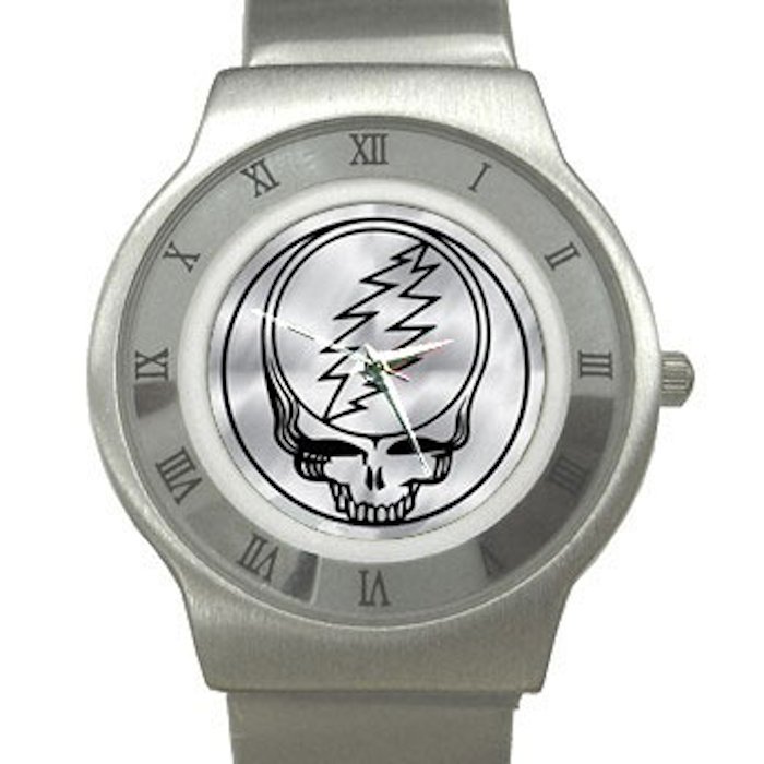 Grateful Dead - Steal Your Face - Chrome Roman Dial Unisex Ultra Slim Watch