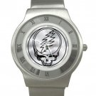 Grateful Dead - Steal Your Face - Chrome Roman Dial Unisex Ultra Slim Watch