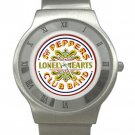 Beatles - Sgt. Pepper's Lonely Hearts Club Band - Chrome Roman Dial Unisex Ultra Slim Watch