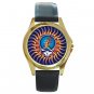 Grateful Dead - Steal Your Face - Sun - Unisex Round Gold-Tone Watch