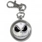 Jack Skellington Nightmare Before Christmas Round Silver Metal Key Chain Watch