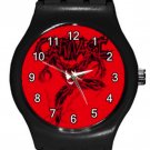 Marvel Comics Carnage Supervillain Black Round Plastic Sport Watch Medium Size