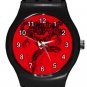 Marvel Comics Carnage Supervillain Black Round Plastic Sport Watch Medium Size