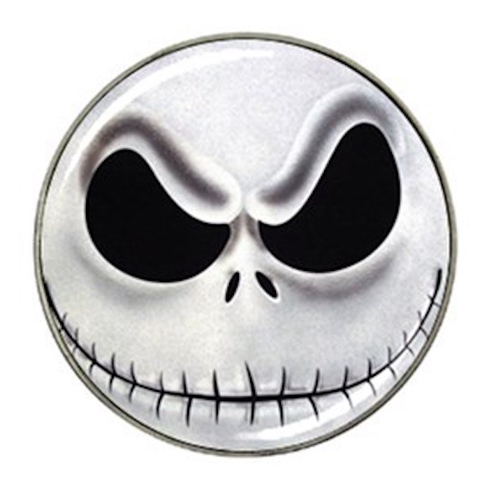 Jack Skellington High Quality Metal Chrome Hat Clip Ball Marker (4 pack)