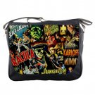 Frankenstein, Dracular & Monsters Unisex School Messenger Bag Shoulder Notebook Travel Bags
