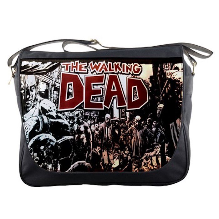 The Walking Dead TV Series Unisex School Messenger Bag Shoulder Notebook Travel Bags