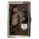 The Walking Dead Rick Grimes High Quality Silver Chrome Cigarette Money/ Credit Card Case