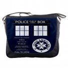 Doctor Who TARDIS Police Call Box Unisex School Messenger Bag Shoulder Notebook Travel Bags