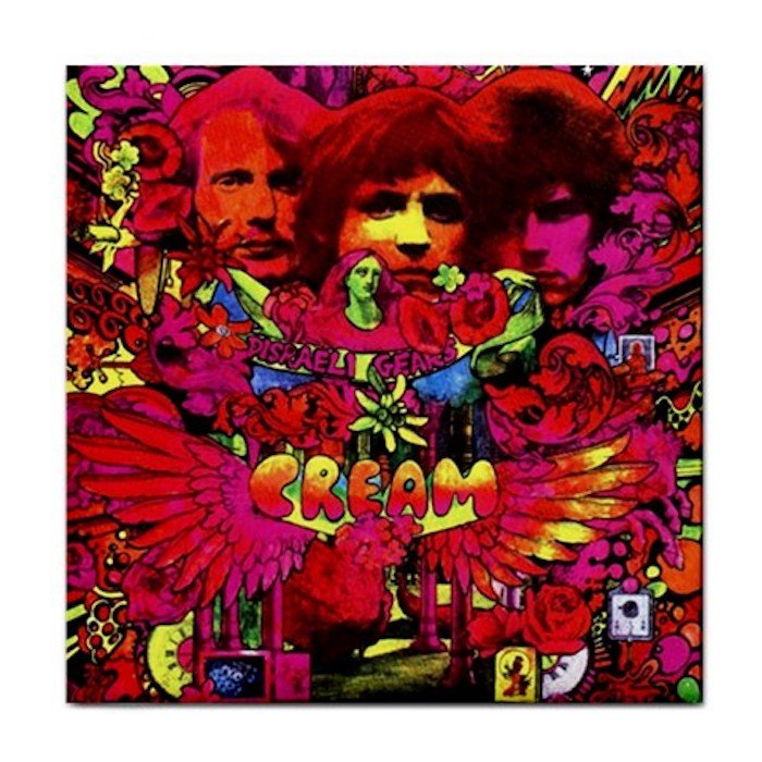 Disraeli Gears Studio Album by Cream Ceramic Tile Coaster